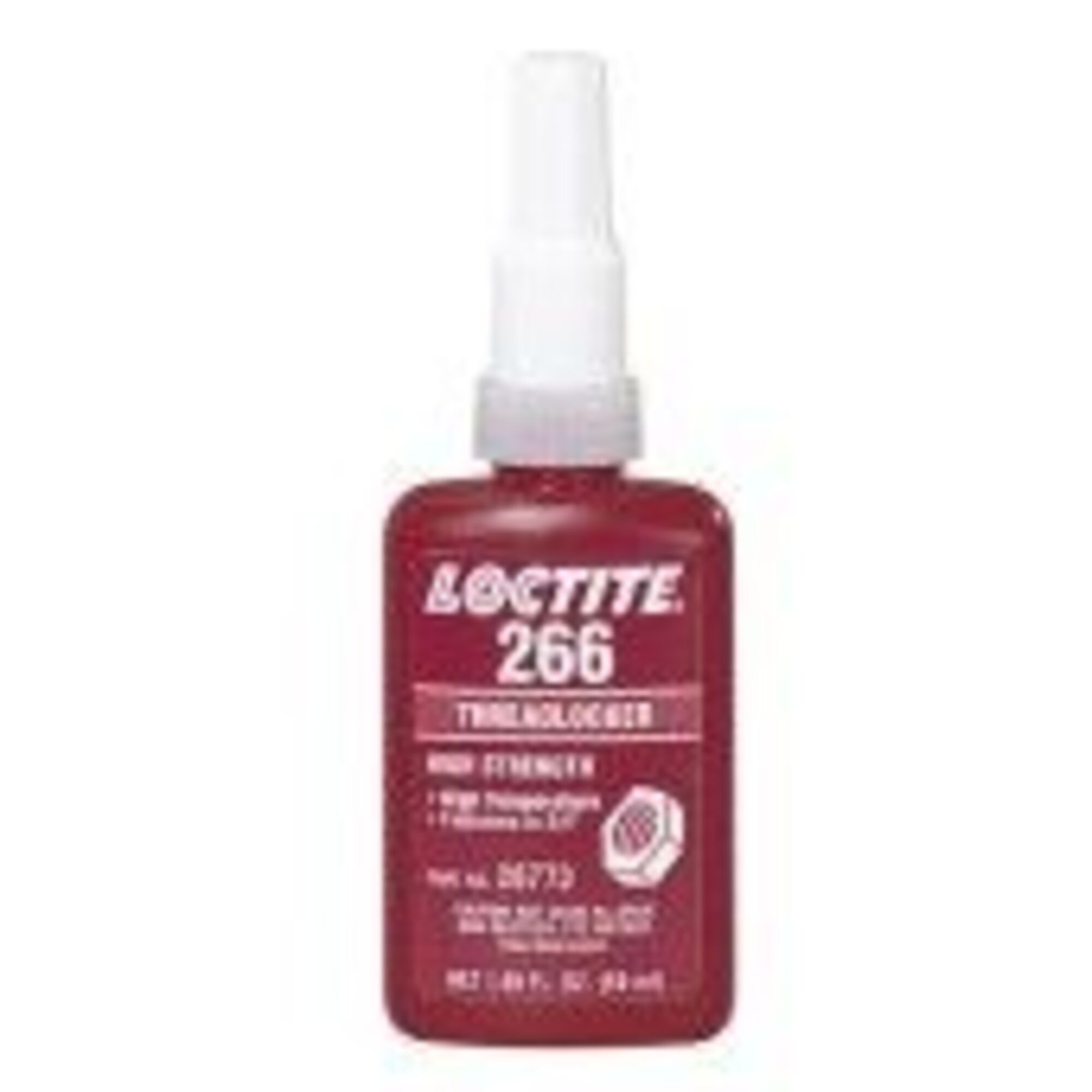 Loctite 266 High Temperature High Strength Red-Orange Threadlocker 50ml, 10PK